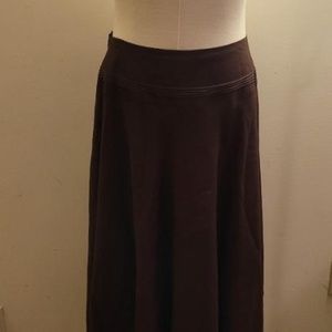 Casual Yet Cute long line brown skirt